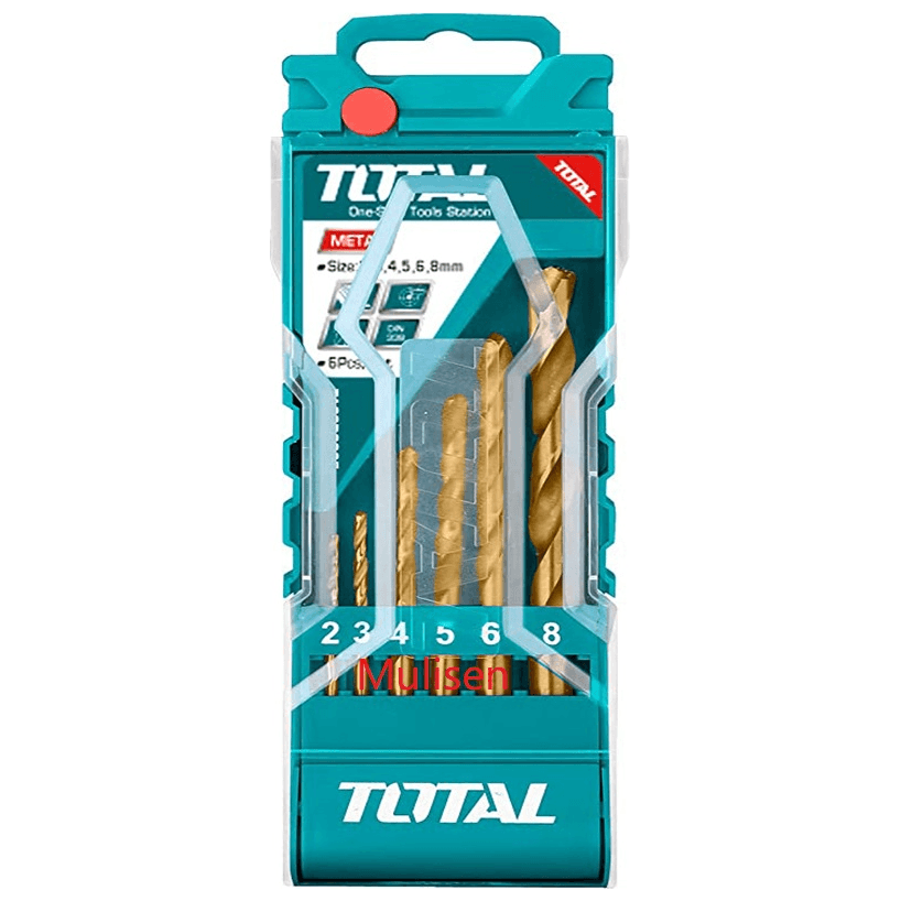 Total TACSD0065 6pcs Metal Drill Bit Set | Total by KHM Megatools Corp. Main image