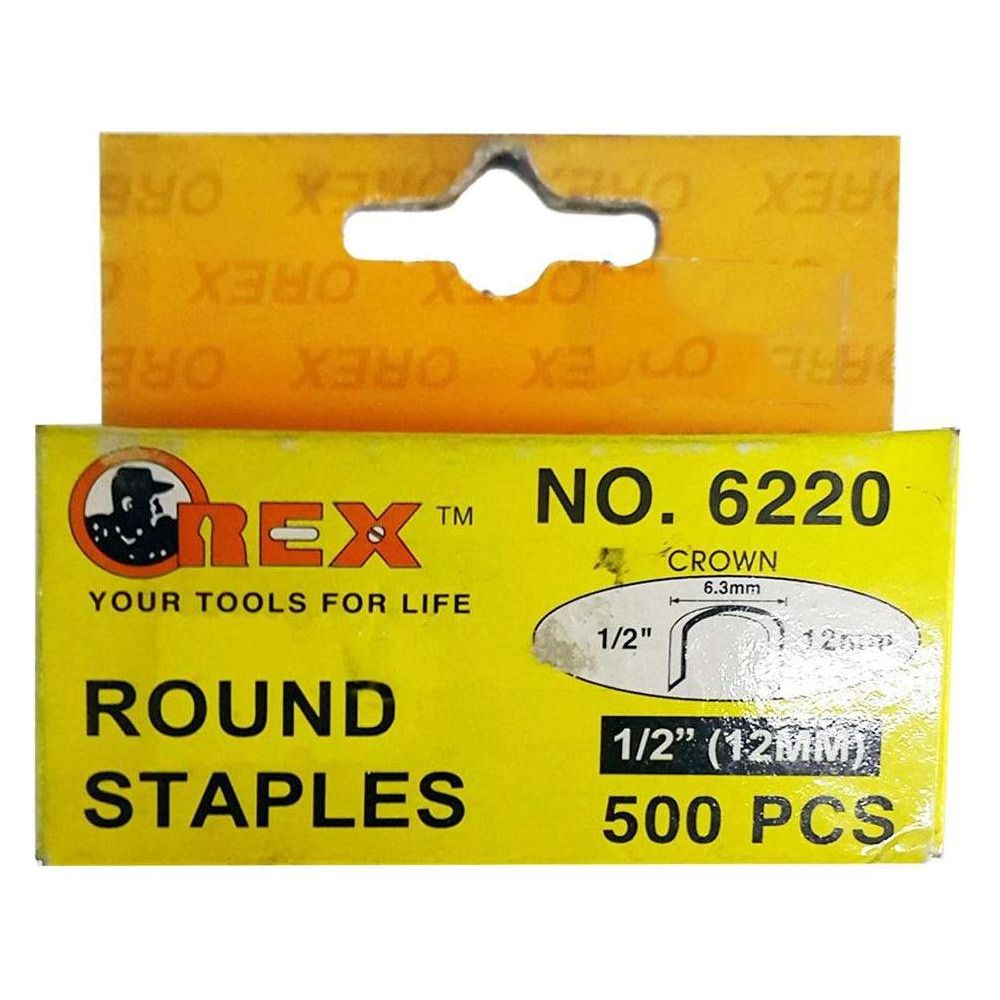 Orex 6220 Round Staples / Staple Wire 1/2" - KHM Megatools Corp.