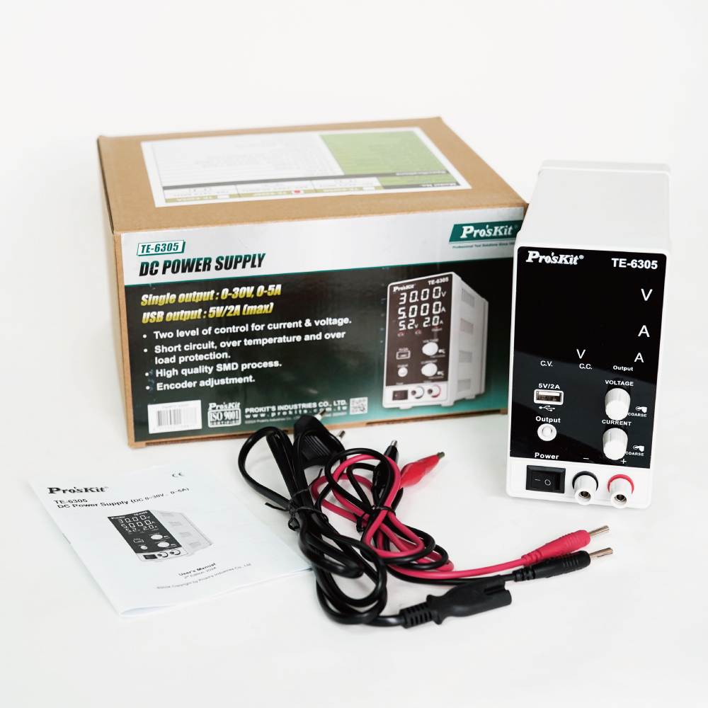 Pro'sKit TE-6305NB DC Power Supply 150W - ToolsSavvy.ph