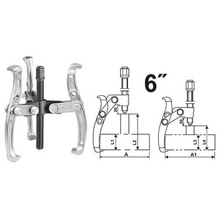 Ingco HGP08036 Three Jaws Puller 6" - KHM Megatools Corp.