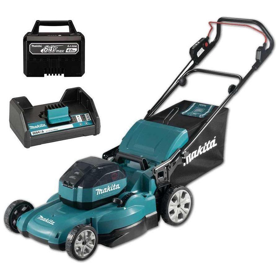 Makita LM002JM101 Cordless Lawn Mower 530mm (21") 64V - KHM Megatools Corp. Main image