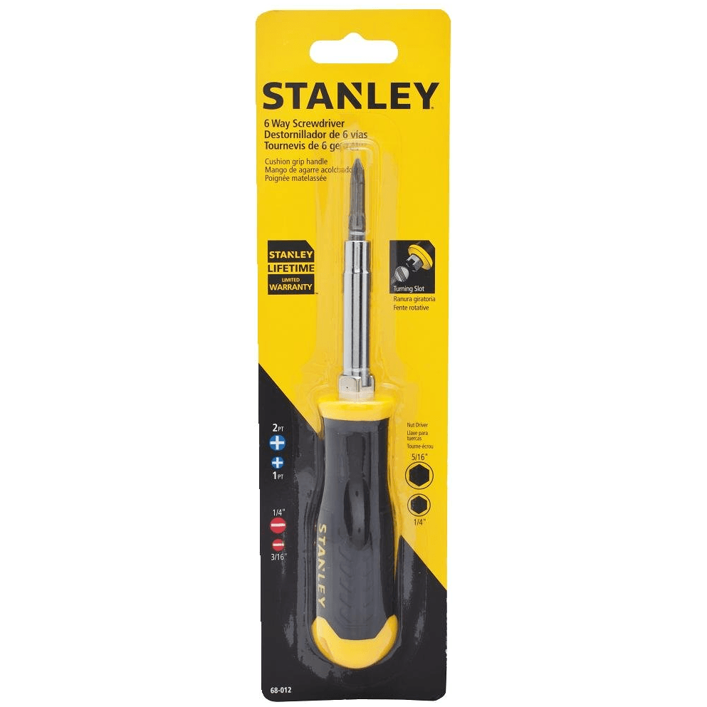 Stanley 68-704 Interchangeable Ratchet Screwdriver (Multi Bit) - KHM Megatools Corp. Main image