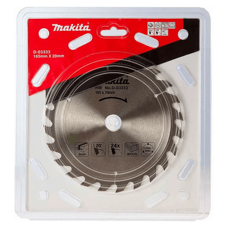 Makita D-03333 Circular Saw Blade 6-1/4" x 24T for Wood - KHM Megatools Corp. Main image