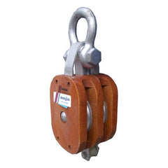 Anja Regular Wooden Pulley Block - Shackle - KHM Megatools Corp.