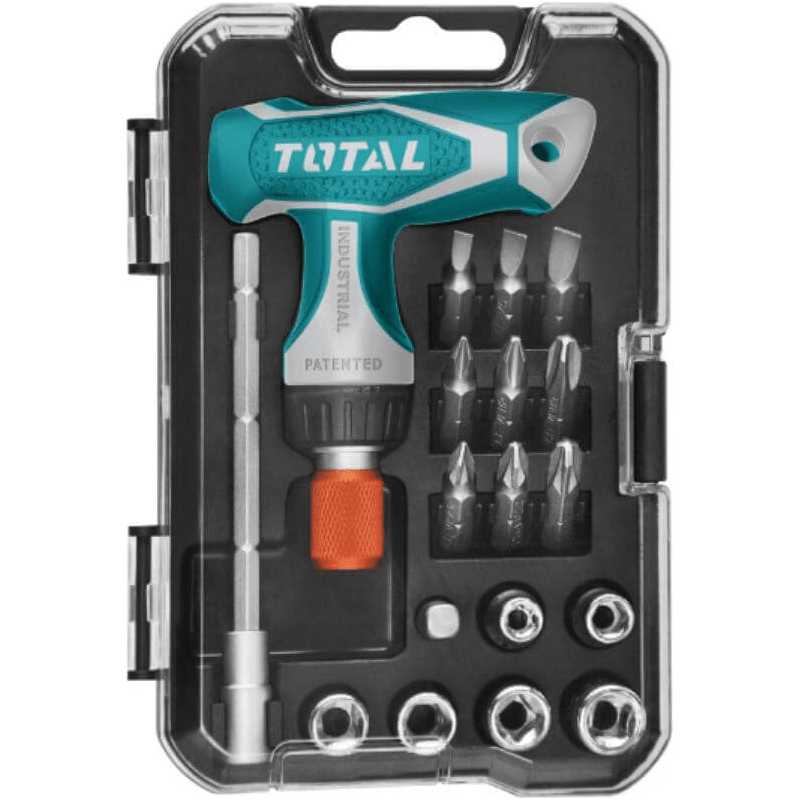 Total TACSD30186 18pcs T-Handle Screwdriver Set | Total by KHM Megatools Corp. Main image