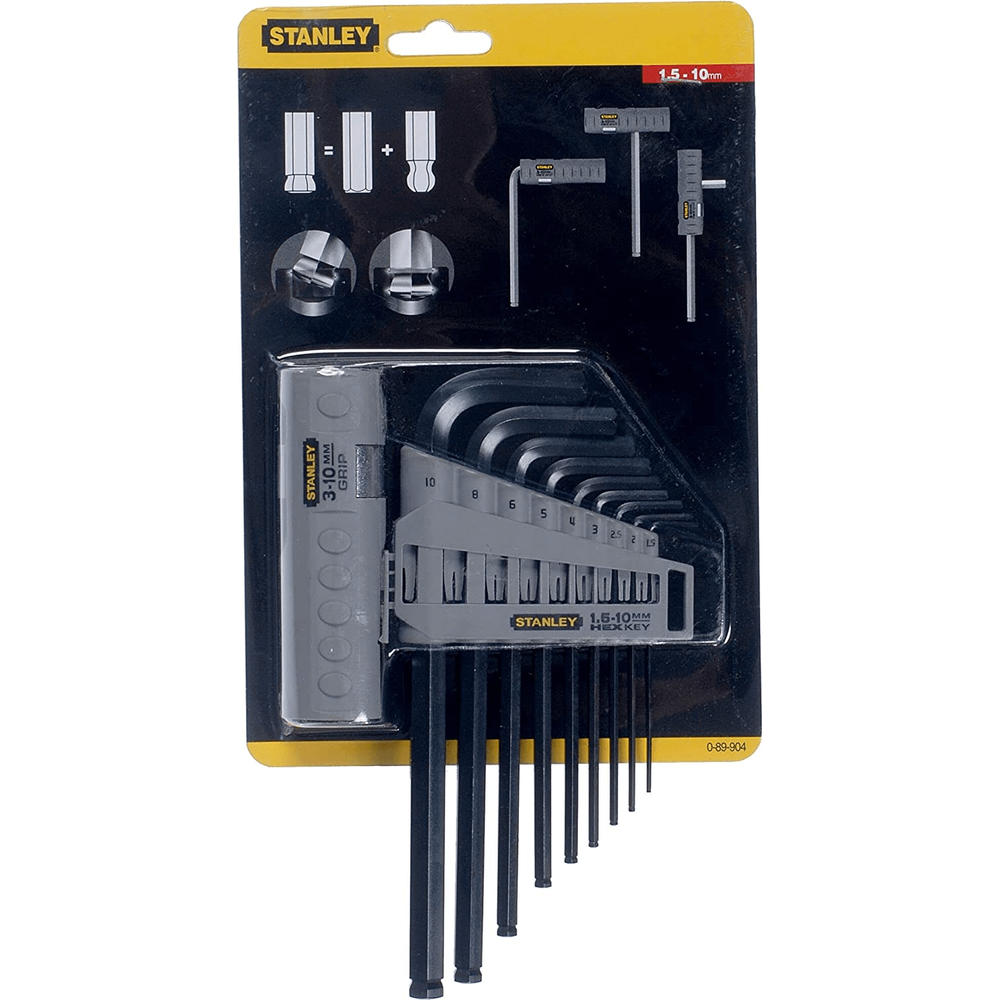 Stanley Hexagonal Allen Wrench Key - Ball End Tip (With T-Handle) | Stanley by KHM Megatools Corp. Main image