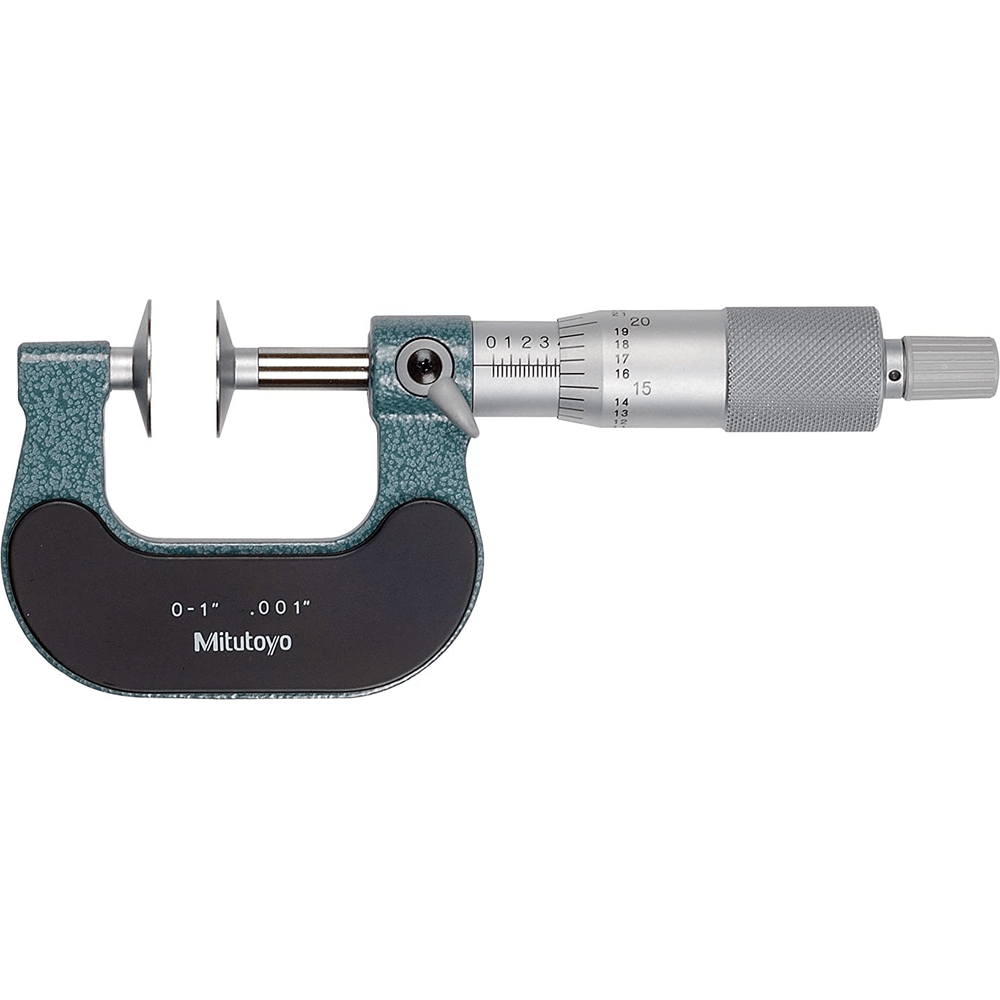Mitutoyo Disc Type Outside Micrometer, Series 123 | Mitutoyo by KHM Megatools Corp. Main image