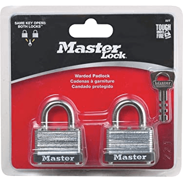 MasterLock Laminated Warded Padlock 2pcs (Key Alike) | Masterlock by KHM Megatools Corp. Main image