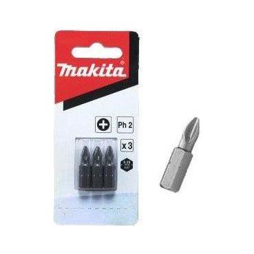 Makita 3pcs Philips Screwdriver Bit Set (C-Form) - KHM Megatools Corp. Main image