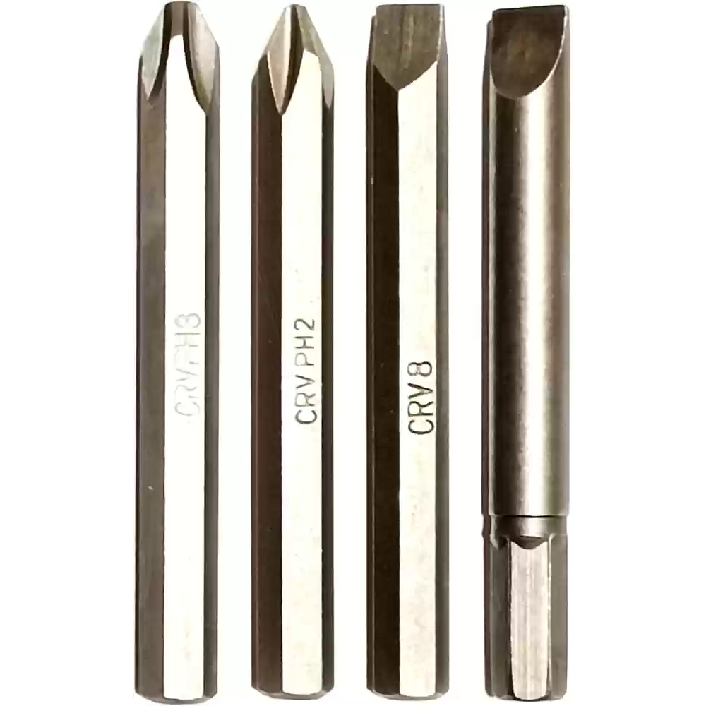 S-Ks 4pcs Impact Driver Bit Set 80mm (SKSIBSM80) | SKS by KHM Megatools Corp. Main image