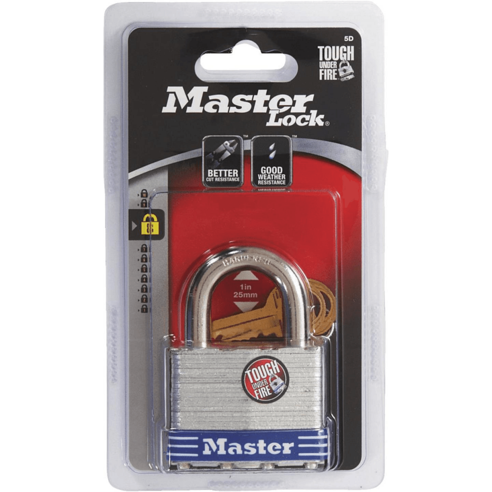 MasterLock Laminated Steel Padlock Short Shackle | Masterlock by KHM Megatools Corp. Main image