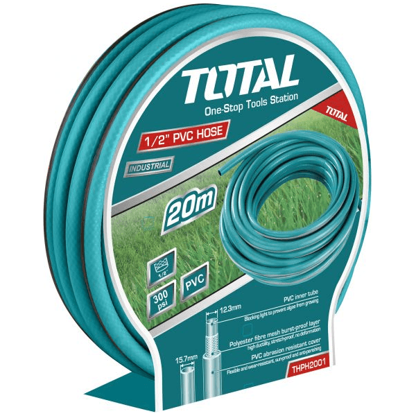 Total THPH2001 PVC Garden Hose 1/2" | Total by KHM Megatools Corp. Main image