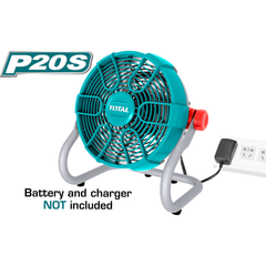 Total TFALI2002 20V Cordless Fan 11" (Bare) | Total by KHM Megatools Corp.