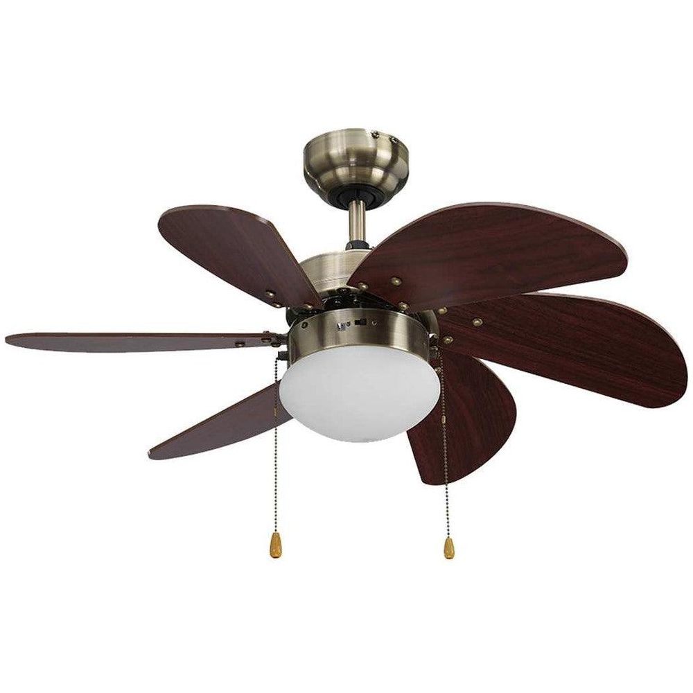 Greenfield Swirl 30" Ceiling Fan with 6 Blades / Light - KHM Megatools Corp.