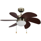 Greenfield Swirl 30" Ceiling Fan with 6 Blades / Light - KHM Megatools Corp.