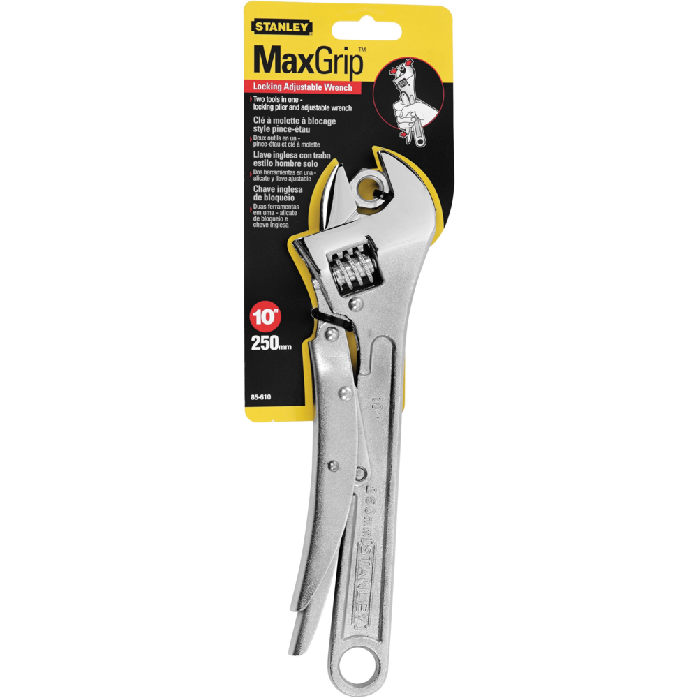 Stanley 85-610 Locking Adjustable Wrench | Stanley by KHM Megatools Corp. Main image