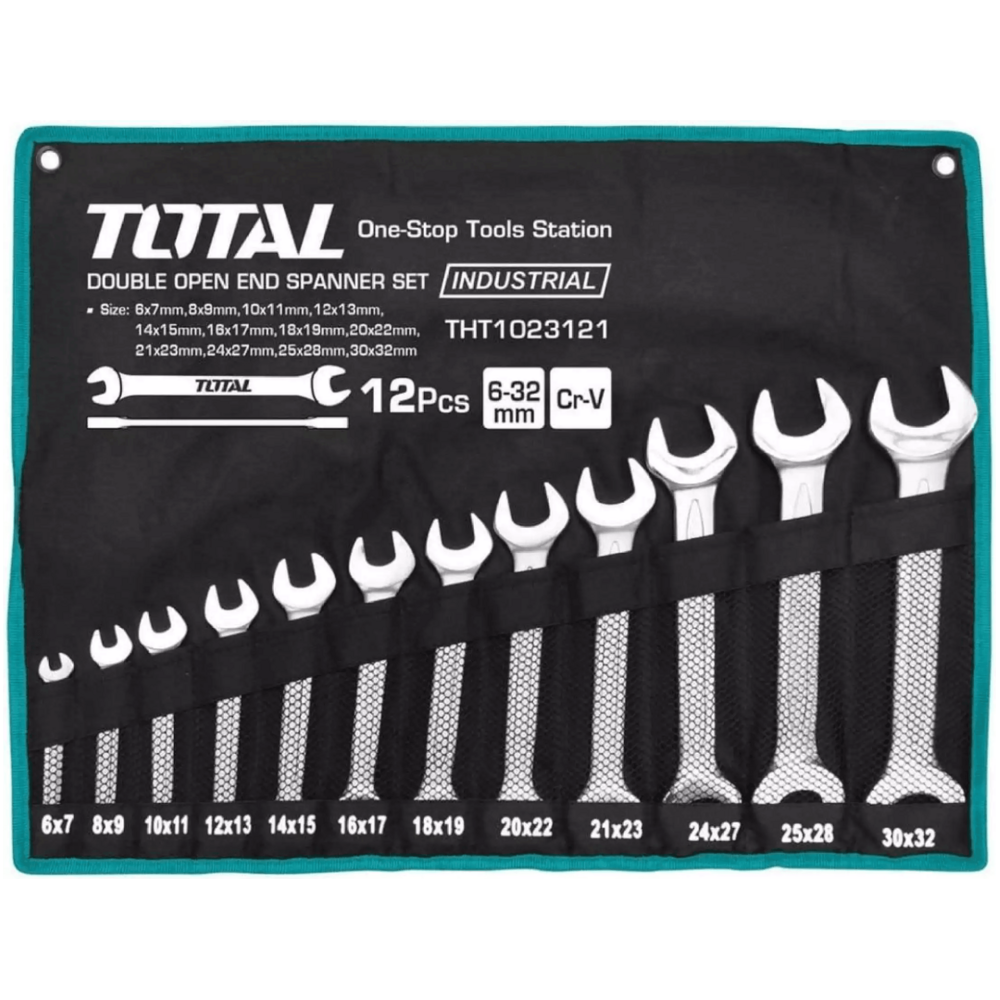 Total THT1023121 Open Wrench Set 6-32mm | Total by KHM Megatools Corp. Main image