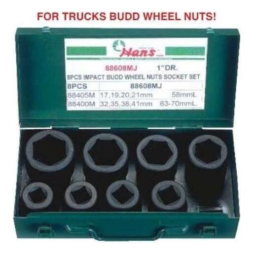 Hans 88608 8pcs 3/4" Drive Deep Impact Socket Wrench Set | Hans by KHM Megatools Corp. Main image