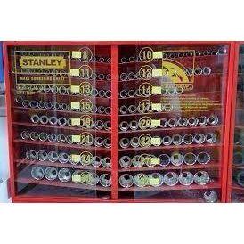 Stanley 1/2" Drive Socket Wrench Set with Steel Merchandiser - KHM Megatools Corp. Main image