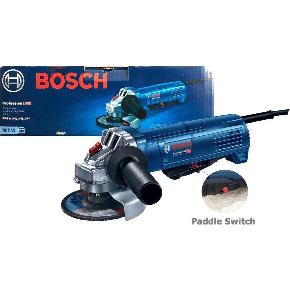 Bosch GWS 9-100 P Angle Grinder (Paddle Switch) - Goldpeak Tools PH Bosch Main image
