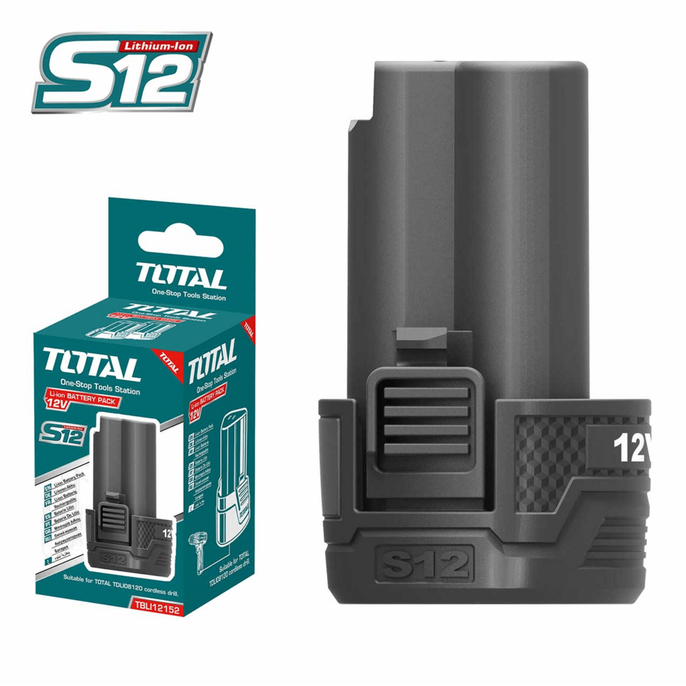 Total TBLI12152 12V Battery Pack (S12) | Total by KHM Megatools Corp. Main image