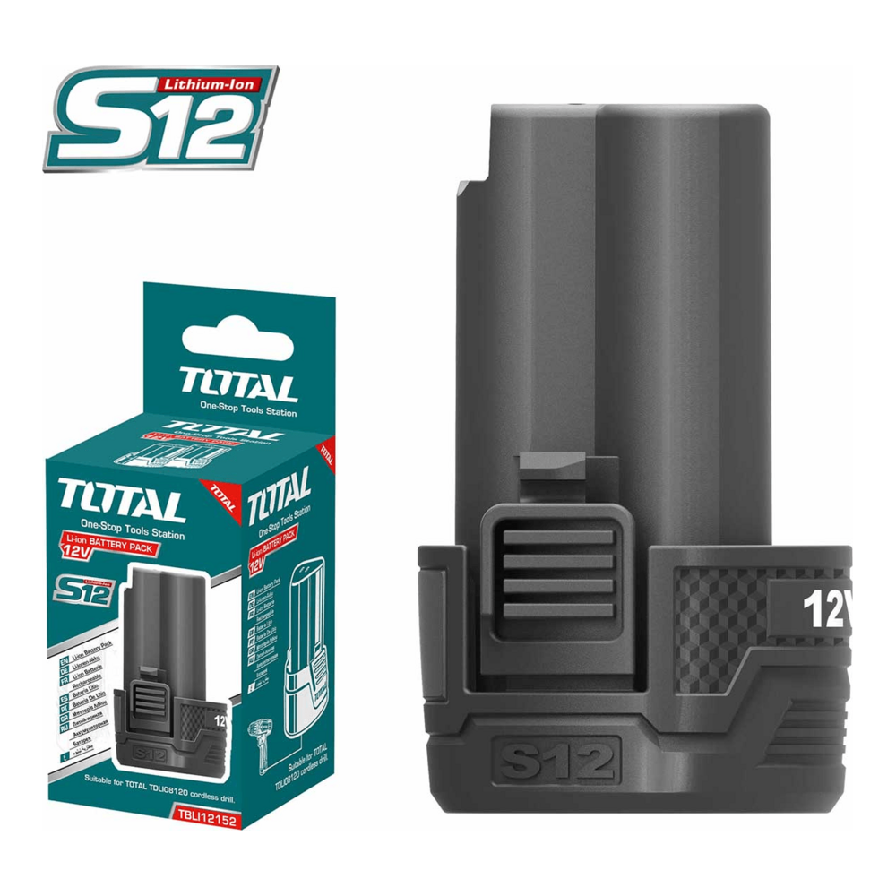 Total TBLI12152 12V Battery Pack (S12) | Total by KHM Megatools Corp. Main image