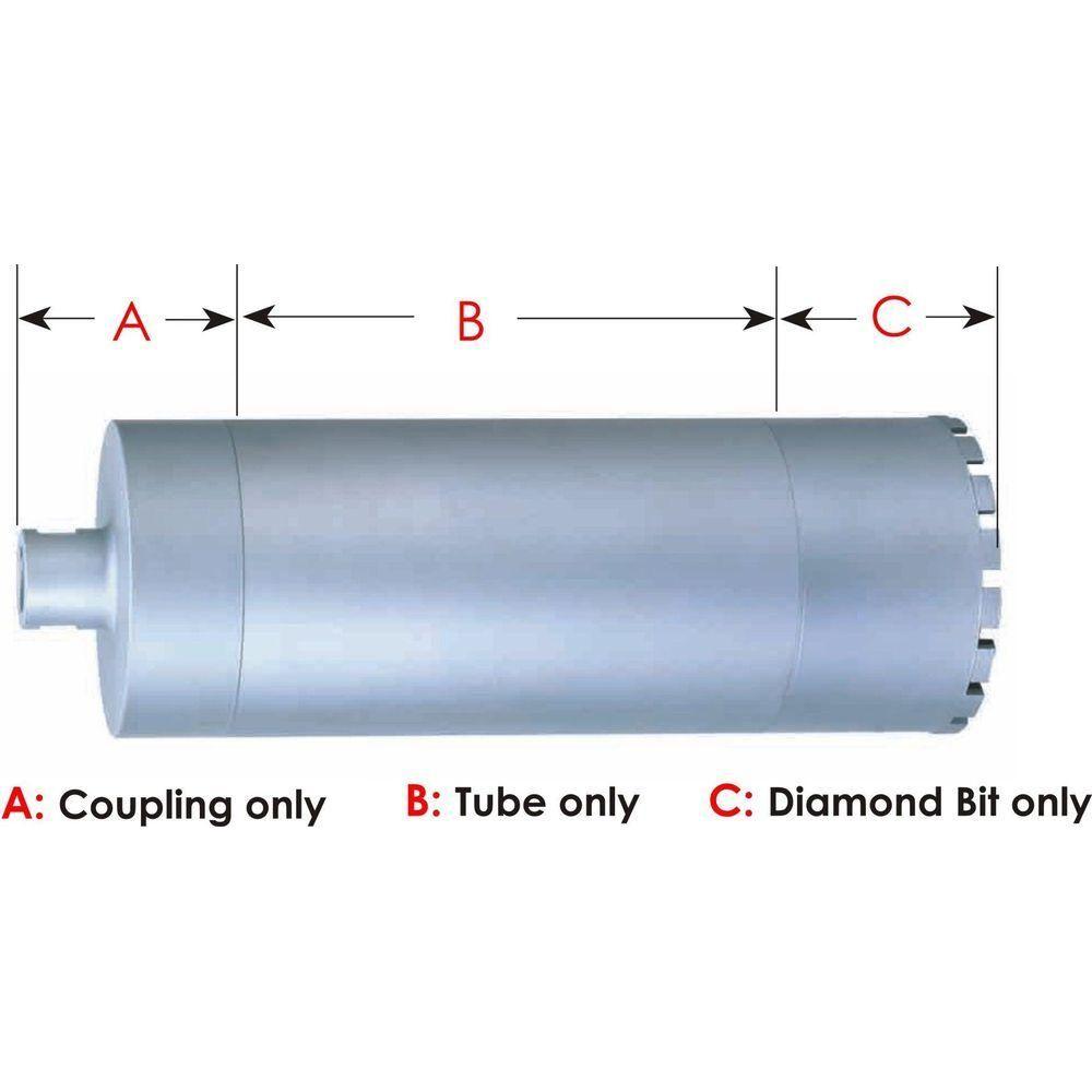 AGP 3-Section Wet Type Diamond Core Drill Bit | AGP by KHM Megatools Corp. Main image