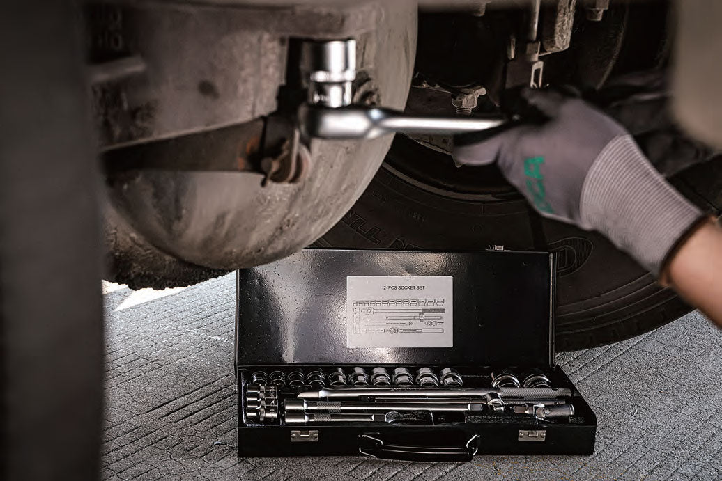 DCA A03E3902 Socket Wrench Set 24Pcs 1/2" Dr.
