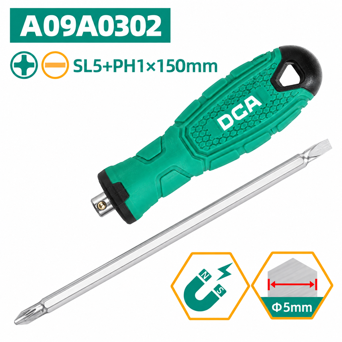 DCA A09A03 2 in 1 Screwdriver Set