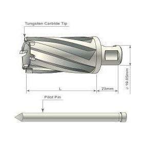 Benzwerkz TCT Annular Cutter Drill Bit for Magnetic Drill Press Secondary image
