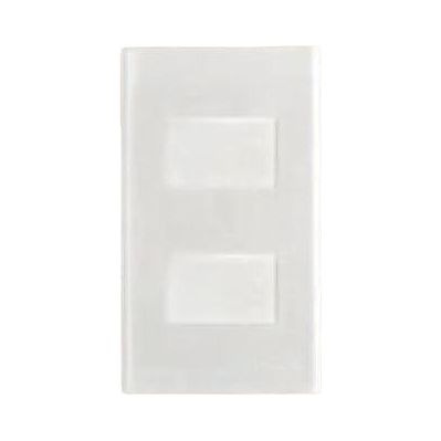 Omni WP2-S13 2pcs. 1-Way Switch in White Plate 16A (Wide Series) | Omni by KHM Megatools Corp. Main image