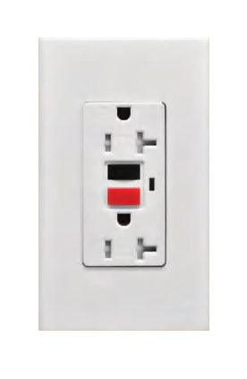 Omni WGFCI-201-PK 2-Gang GFCI Safety Outlet Ground Fault in White Plate 20A (Wide Series) | Omni by KHM Megatools Corp.