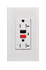 Omni WGFCI-201-PK 2-Gang GFCI Safety Outlet Ground Fault in White Plate 20A (Wide Series) | Omni by KHM Megatools Corp.