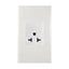 Omni WP1-WA Aircon Tandem Outlet in White Plate 20A (Wide Series) | Omni by KHM Megatools Corp.