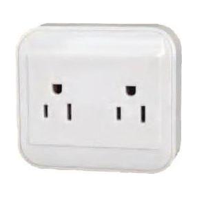 Omni WSO-202-PK Suface Type Outlet 2-Gang 10A | Omni by KHM Megatools Corp. Main image