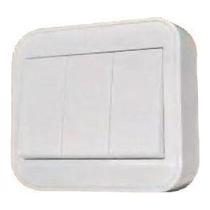 Omni WSS-203-PK Surface Type Switch 3-Gang 10A | Omni by KHM Megatools Corp. Main image