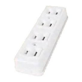 Omni STO-004 Spring Type Outlet 4-Gang 10A 250V | Omni by KHM Megatools Corp. Main image