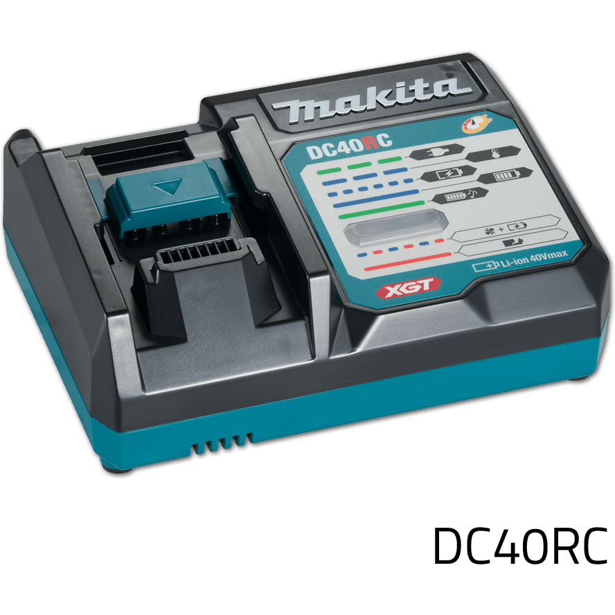 Makita DC40RC Single Port Rapid Fast Battery Charger XGT (191M90-3) - KHM Megatools Corp. Main image