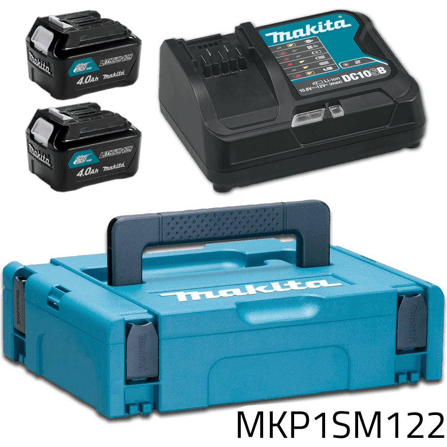 Makita MKP1SM122 Power Source Kit / Battery & Charger Set CXT (197641-2) 4.0Ah - KHM Megatools Corp. Main image