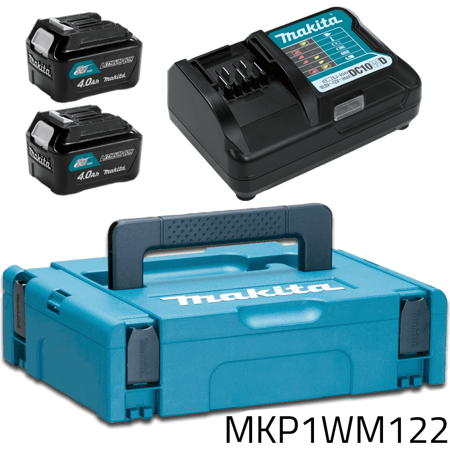 Makita MKP1WM22 Power Source Kit / Battery & Charger Set CXT (197648-8) 4.0Ah - KHM Megatools Corp. Main image