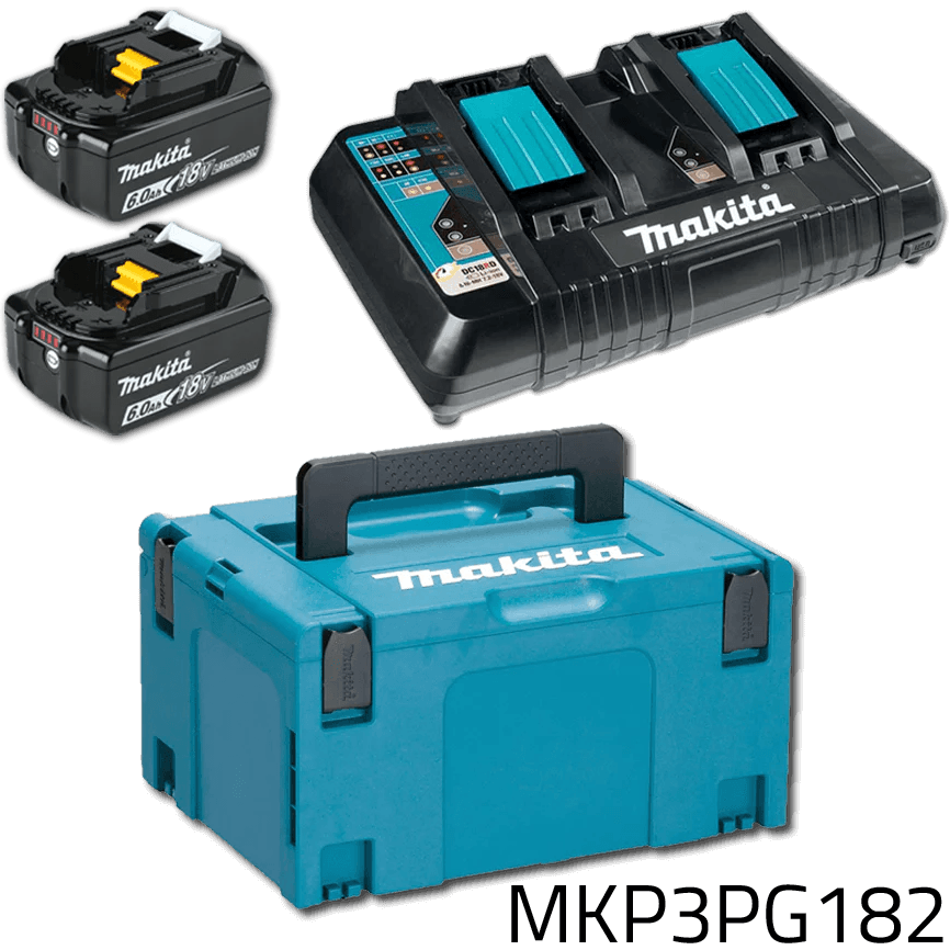 Makita MKP3PG182 18V LXT Power Source Kit / Battery & Charger Set (6.0Ah) [198077-8] - KHM Megatools Corp. Main image