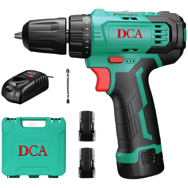 DCA ADJZ23-10i EK 12V Brushless Cordless Hammer Drill 10mm [Kit] - KHM Megatools Corp. Main image