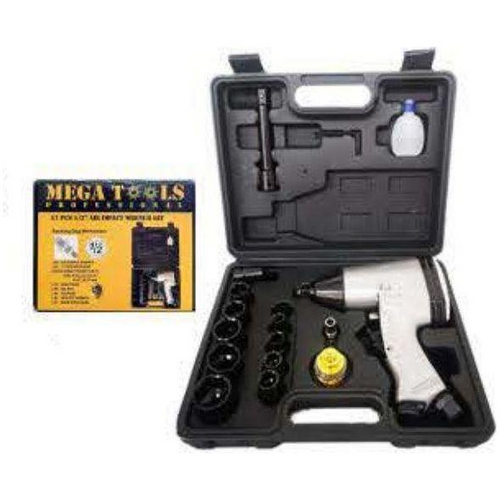 Megatools AIRIMPW12 17pcs Pneumatic Air Impact Wrench Set 1/2 Drive