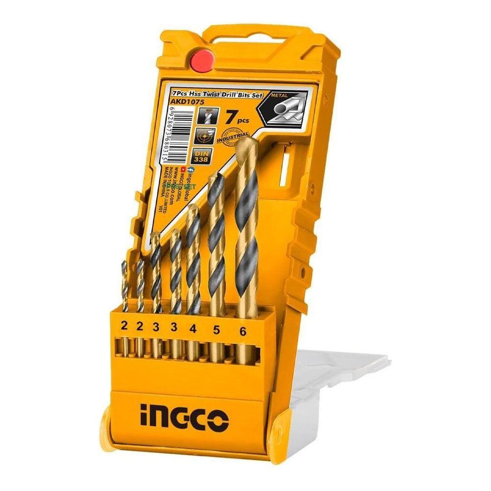 Ingco AKD1075 Metal Drill Bits 7Pcs Set - KHM Megatools Corp. Main image