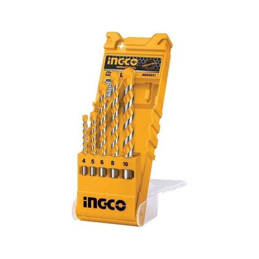 Ingco AKD3051 Masonry Drill Bit 5Pcs Set - KHM Megatools Corp. Main image