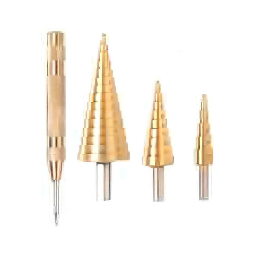 Ingco AKSDS2041 Step Drill Bit 4Pcs Set - KHM Megatools Corp. Main image