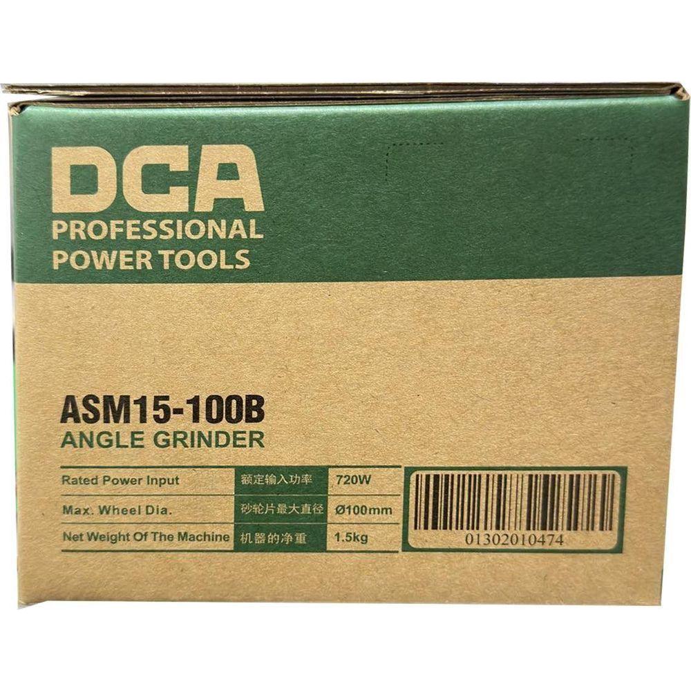 DCA ASM15-100B Angle Grinder 4" 720W Secondary image