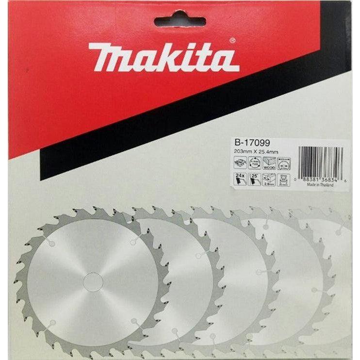 Makita B-17099 Circular Saw Blade 8" x 24T for Wood - KHM Megatools Corp. Main image