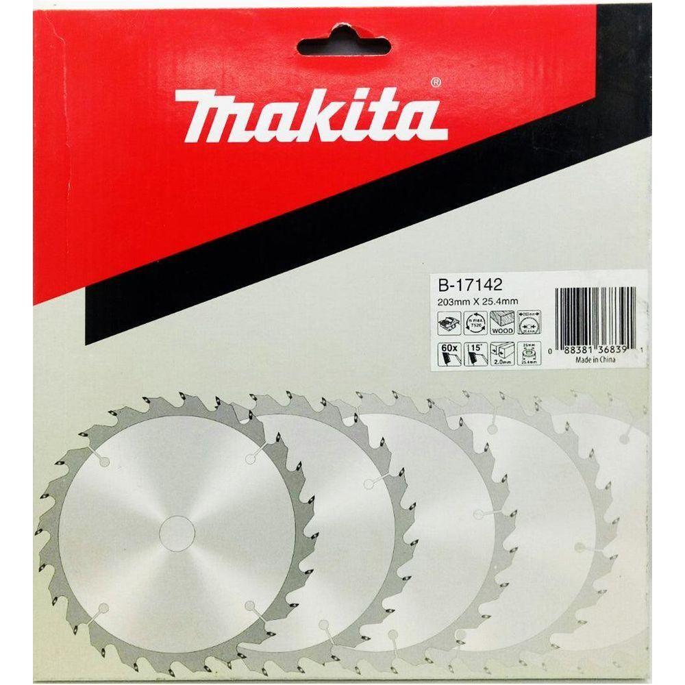 Makita B-17142 Circular Saw Blade 8" x 60T for Wood - KHM Megatools Corp. Main image