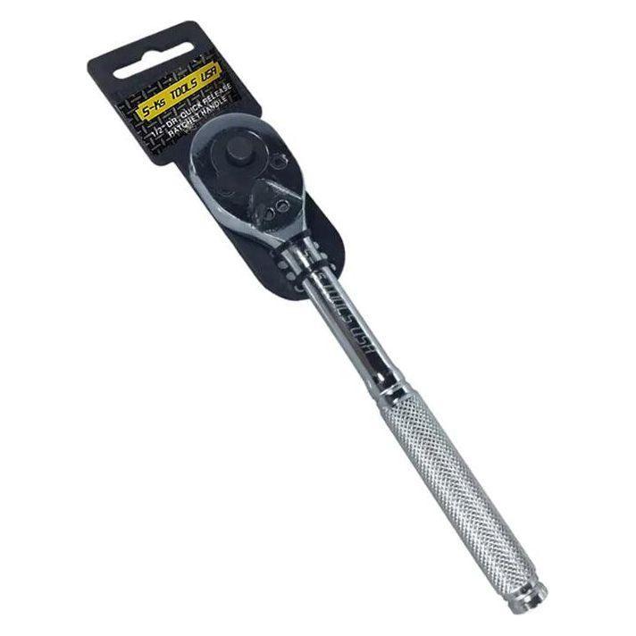 S-Ks B-24-1 Quick Release Ratchet Handle 1/2" Drive x 10" - KHM Megatools Corp. Main image